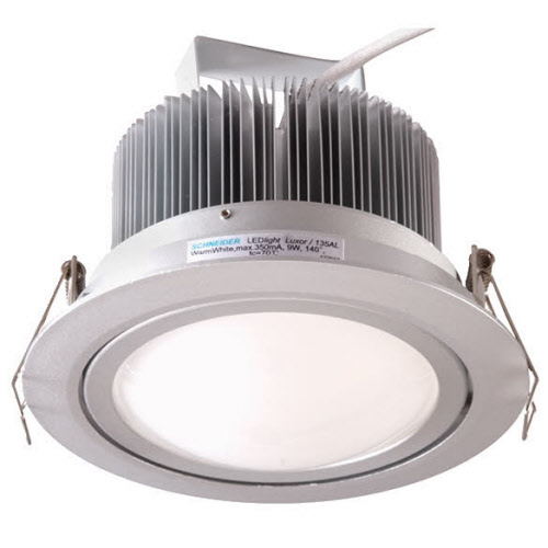 Schneider Luxor 135 LED Einbauleuchte 9W, 140°